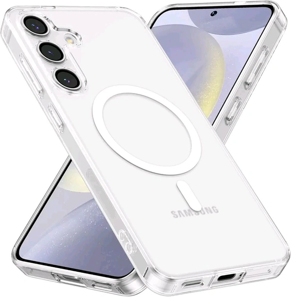 MagSafe Crystal Clear Case for Samsung S24 Series – Anti-Yellow, Premium Protection - Samsung S24 Plus