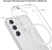 MagSafe Crystal Clear Case for Samsung S24 Series – Anti-Yellow, Premium Protection - Samsung S24 Plus