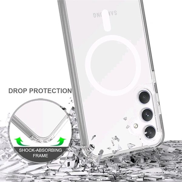 MagSafe Crystal Clear Case for Samsung S24 Series – Anti-Yellow, Premium Protection - Samsung S25