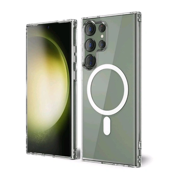 MagSafe Crystal Clear Case for Samsung S23 Series – Anti-Yellow, Premium Protection - Samsung S23 Ultra