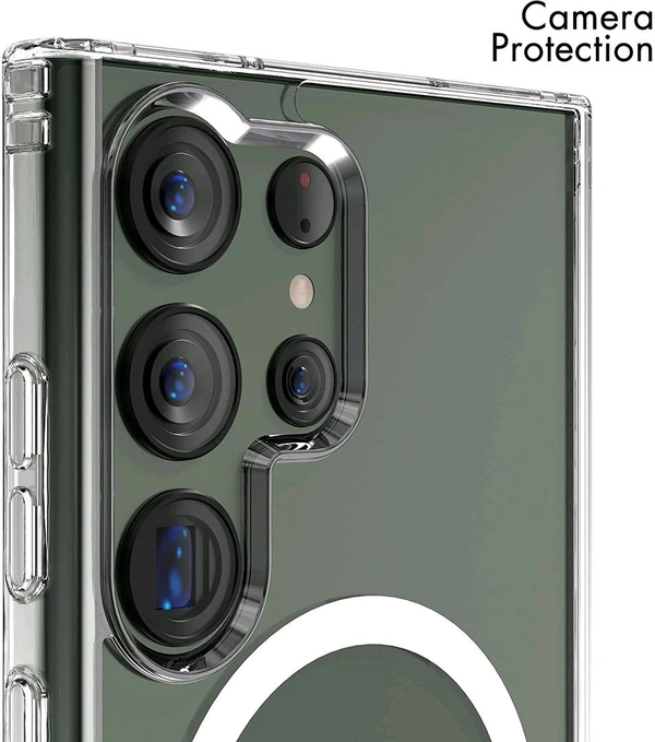 MagSafe Crystal Clear Case for Samsung S23 Series – Anti-Yellow, Premium Protection - Samsung S23 Ultra