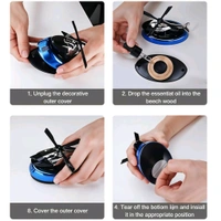 Solar-Powered Rotating Helicopter Car Air Freshener with Essential Oil Diffuser – Dashboard-Mounted Fragrance Diffuser with Propeller Spin & Refill Oil Bottle – Stylish Car Interior Accessory