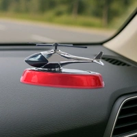 Solar-Powered Rotating Helicopter Car Air Freshener with Essential Oil Diffuser – Dashboard-Mounted Fragrance Diffuser with Propeller Spin & Refill Oil Bottle – Stylish Car Interior Accessory