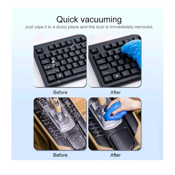 Super Clean Magic Gel Cleaner for Car Interior Dust Cleaner for Keyboard Computer Laptop Home & Office Window Grill Electronics Cleaning Gel 