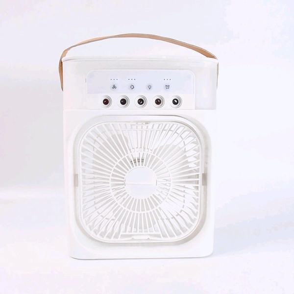 Portable Air Conditioner Fan 7 Color Changing Light Personal Air Cooler Desk Cooling Fan