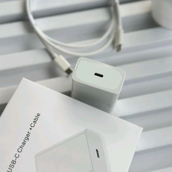 30W USB-C Fast Charger with Type-C to Type-C Cable | Super-Fast Charging Adapter for All Android & Apple Devices
