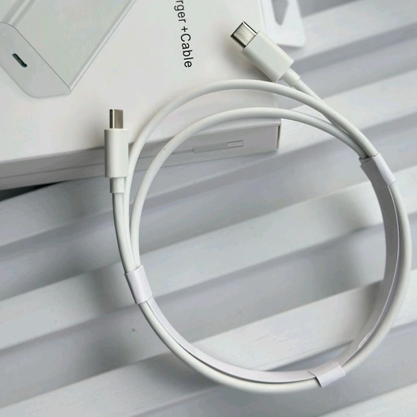 30W USB-C Fast Charger with Type-C to Type-C Cable | Super-Fast Charging Adapter for All Android & Apple Devices
