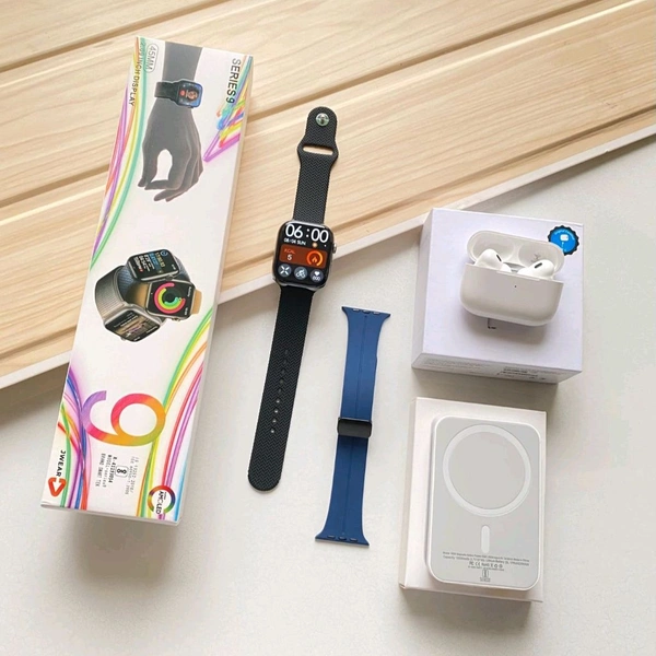 3 in 1 Tech Bundle Deal | Series 9 Smartwatch + TWS Earbuds + Magnetic Powerbank