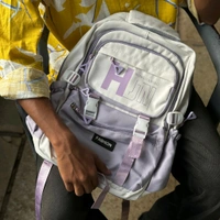 Trendy Dual-Tone HJN Backpack for Boys & Girls | Spacious, Stylish & Durable - SRB1