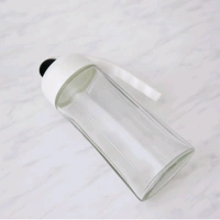 Kitchen Glass Oil Bottle Dispenser Automatic Opening Closing Home Bottles For Oil And Vinegar Honey Olive Oil Container (630ml)