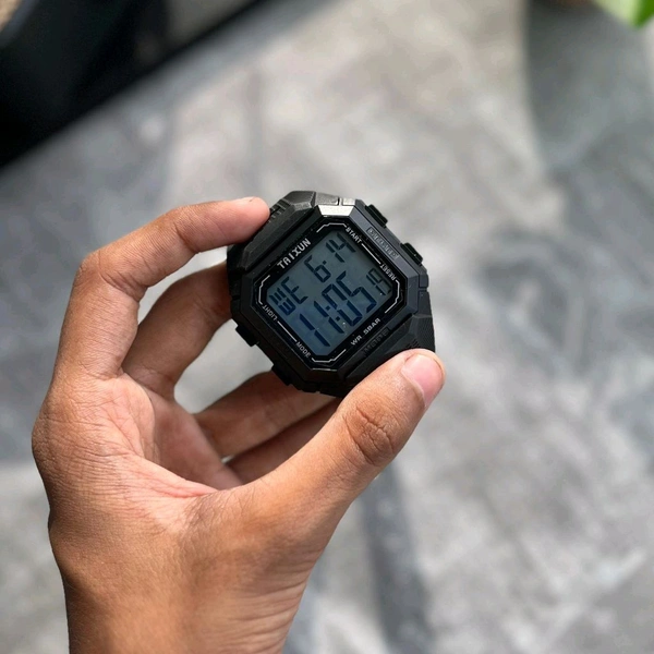 Taixun Digital Quartz Watch – Premium Style at a Budget Price (Pack of 1) - Black
