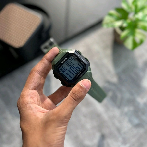 Taixun Digital Quartz Watch – Premium Style at a Budget Price (Pack of 1) - Green
