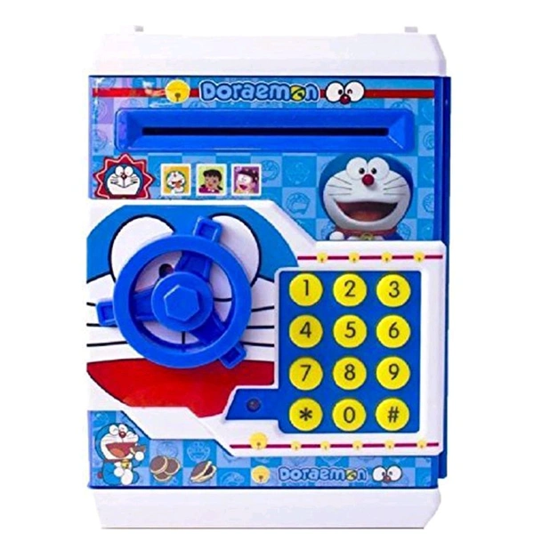 Money Safe ATM Kids Piggy Savings Bank with Electronic Lock Piggy Bank ATM with Password, Cartoon Piggy Bank for Kids