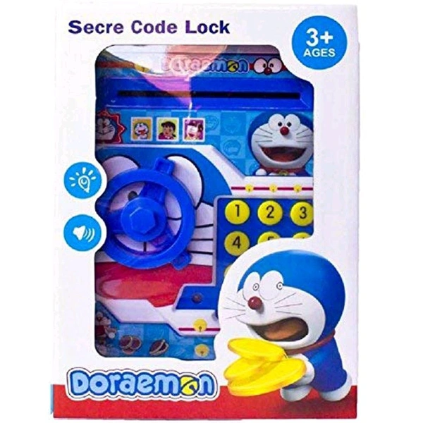 Money Safe ATM Kids Piggy Savings Bank with Electronic Lock Piggy Bank ATM with Password, Cartoon Piggy Bank for Kids