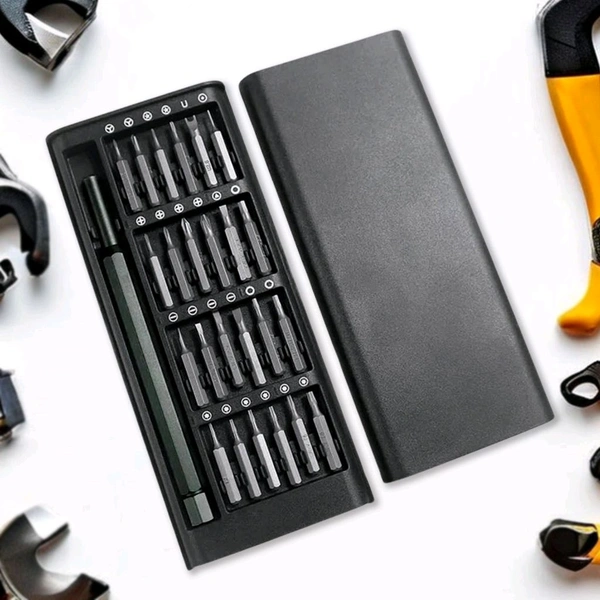 24-in-1 Premium Aluminium Precision Screwdriver Set | Magnetic Tool Kit for Mobile, Laptop, Watches & Electronics Repair