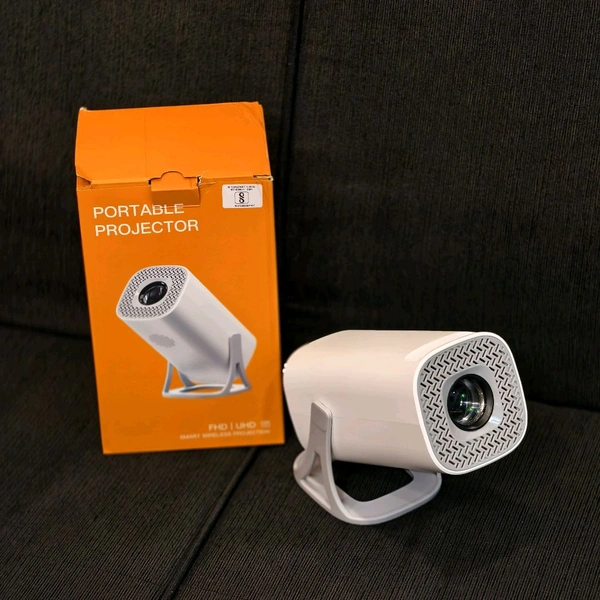 Mini Smart Android Projector With 4K Decoding FHD Display | Built-in OS | Wireless Screen Mirroring | Ultra Portable Design - Prepaid orders only accepted!