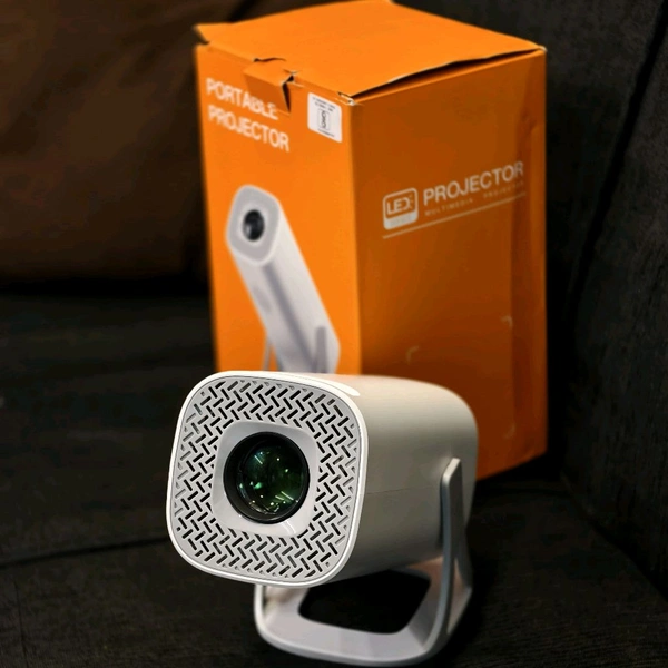 Mini Smart Android Projector With 4K Decoding FHD Display | Built-in OS | Wireless Screen Mirroring | Ultra Portable Design - Prepaid orders only accepted!