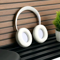 Wireless ANC Headphones, Foldable Design, Heavy Bass Sound, Noise Cancelling Bluetooth Headset with Mic, Comfortable Over-Ear Fit for Music, Gaming & Travel - White