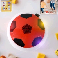 Hover Soccer Ball Toy with Foam Bumper – Indoor Air Power Football for Kids, with LED Light & Smooth Gliding