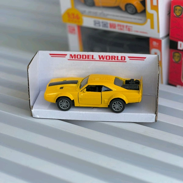 Premium Diecast Alloy Toy Car – Metal Body, Openable Doors, Premium Model for Kids & Collectors - Gold