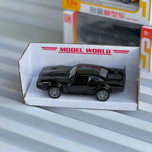 Premium Diecast Alloy Toy Car – Metal Body, Openable Doors, Premium Model for Kids & Collectors - Black