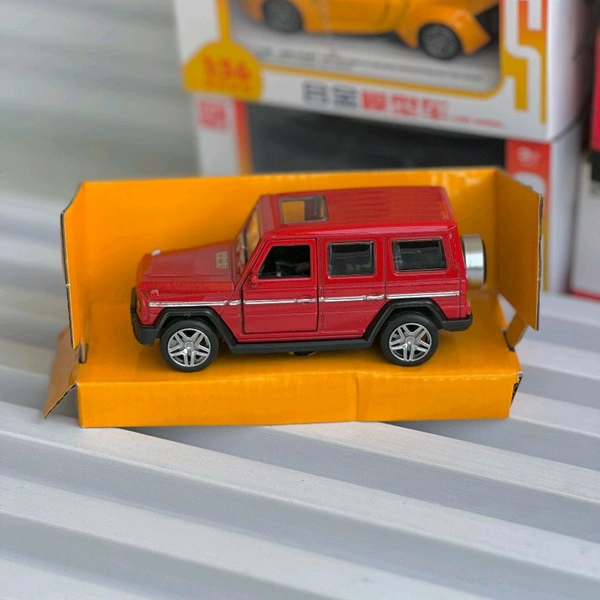Premium Diecast Alloy Toy Car – Metal Body, Openable Doors, Premium Model for Kids & Collectors - Red