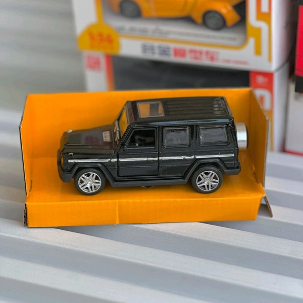 Premium Diecast Alloy Toy Car – Metal Body, Openable Doors, Premium Model for Kids & Collectors - Black