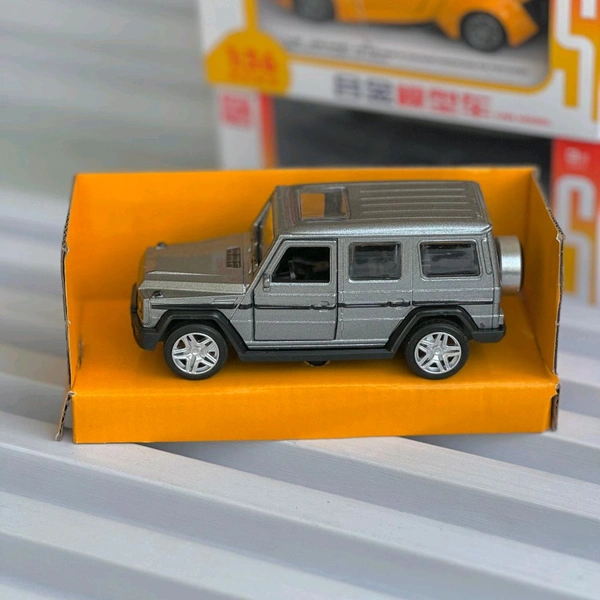 Premium Diecast Alloy Toy Car – Metal Body, Openable Doors, Premium Model for Kids & Collectors - Gray