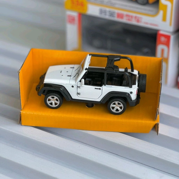 Premium Diecast Alloy Toy Car – Metal Body, Openable Doors, Premium Model for Kids & Collectors - White