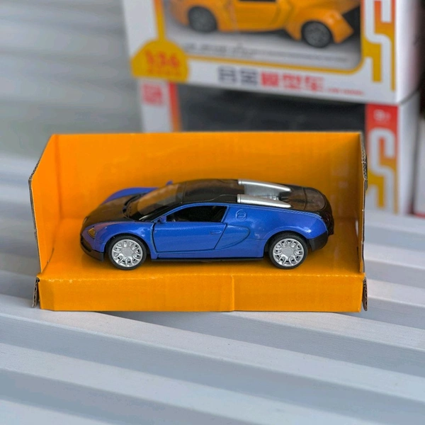 Premium Diecast Alloy Toy Car – Metal Body, Openable Doors, Premium Model for Kids & Collectors - Blue
