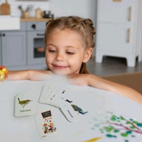 Kidkraft Early Learner 7-in-1 Flashcard Combo Set – 224 Pcs Educational Learning Cards for Kids – Includes Alphabet, Numbers, Animals, Birds, Fruits, Vegetables, Colours & Shapes – 7 Packs of 32 Flashcards Each