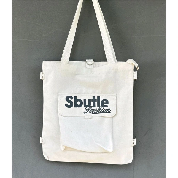 Cute Canvas Aesthetic Tote Bag for Women, Totes Shoulder Book Bag Shopping Reusable Grocery Bags, for Casual Vacation, Shopping, Work, Gym, Beach - White