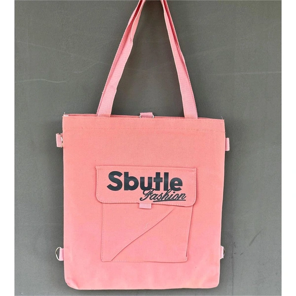 Cute Canvas Aesthetic Tote Bag for Women, Totes Shoulder Book Bag Shopping Reusable Grocery Bags, for Casual Vacation, Shopping, Work, Gym, Beach - Pink