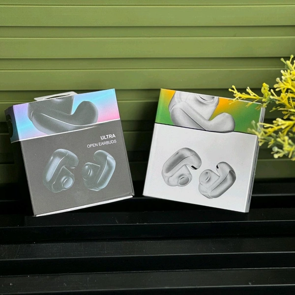 New Ultra Open Earbuds Wireless Earbuds – Quality Ceramic Finish, Lossless Connectivity & Long Battery Life 
 - Black