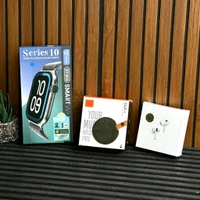 3 in 1 Special Combo Deal – Mini Wireless Speaker + ZT-002 Series 10 Smartwatch + TWS Earbuds