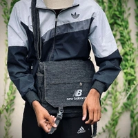 Casual Denim Crossbody Sling Bag for Men – Stylish Shoulder Messenger with Buckle & Zip – Lightweight Daily Travel Bag - SRB1