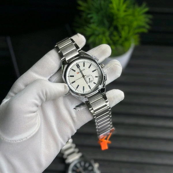 Trackon Budget Analog Quartz Watch – Premium Style at a Budget Price - White
