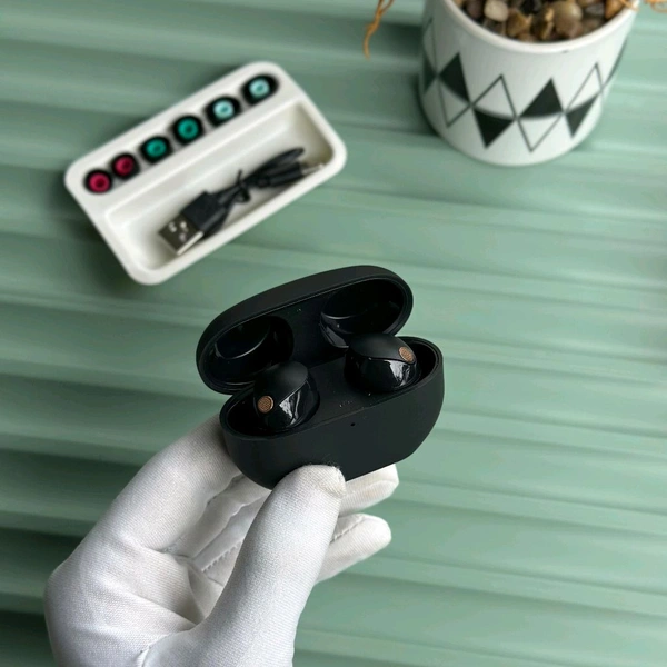 TWS True Wireless Stereo Earbuds with Charging Case – Bluetooth Earphones for iOS & Android | Touch Control | 8-Hour Playtime | 500mAh Battery - 1 Month Cybzone Warranty