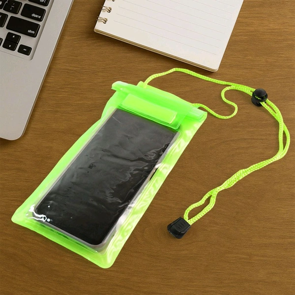 Waterproof Mobile Pouch (6.2 inch , Random Colour) (Pack of 4)
