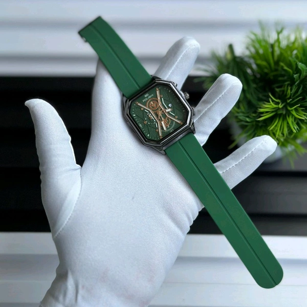 Polishi Budget Analog Quartz Watch – Premium Style at a Budget Price - Green
