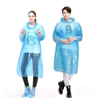 Plastic pocket sized Raincoat, Reusable Free Size Raincoat (Pack Of 5)
