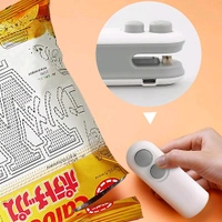 Mini Bag Sealer (Top-Grab), 2 in 1 Seal & Cutter Heat Sealers, TYPE-C USB Charging Portable Bag Reseller, Handle Food Sealer