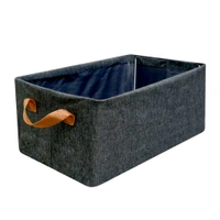 Foldable Storage Box Handles, Cotton And Linen Storage Bins And Baskets Organizer For Nursery, Closet, Bedroom, Home