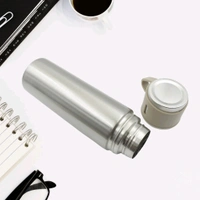Sainless Steel Vacuum Flask Set with 3 Steel Cups Combo for Coffee Hot Drink and Cold Water Flask Ideal Gifting Travel Friendly Latest Flask Bottle. (500ml)