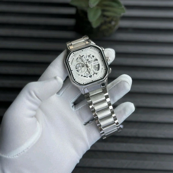 Rick Budget Analog Quartz Watch – Premium Style at a Budget Price - Silver