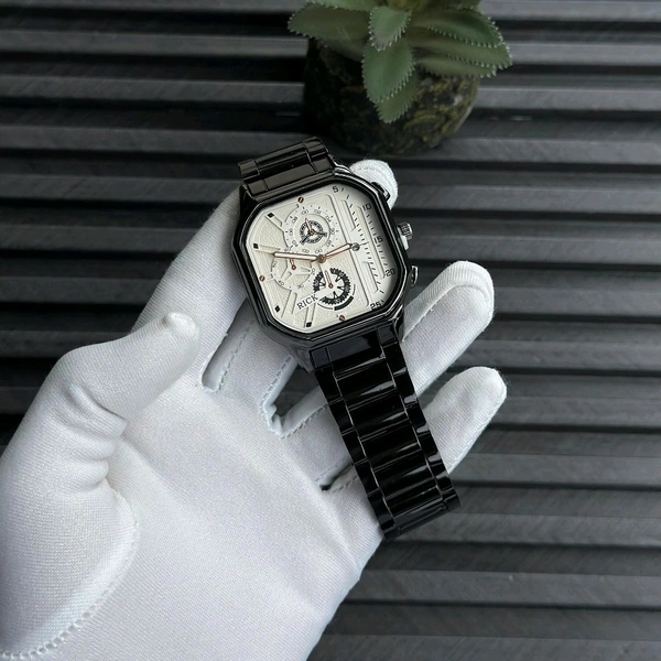 Rick Budget Analog Quartz Watch – Premium Style at a Budget Price - Black