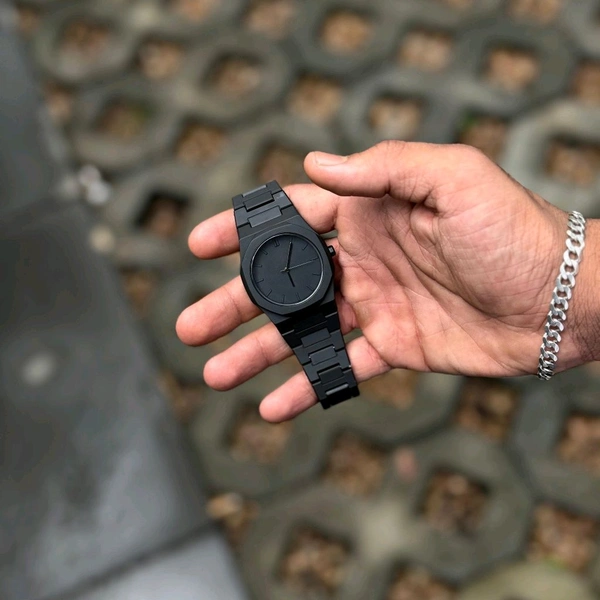 Elegant Men's Quartz Watch | Ultra Lightweight | Premium Matte Finish | Multiple Dial Styles | Business Casual Style Watch - Black Classic Line