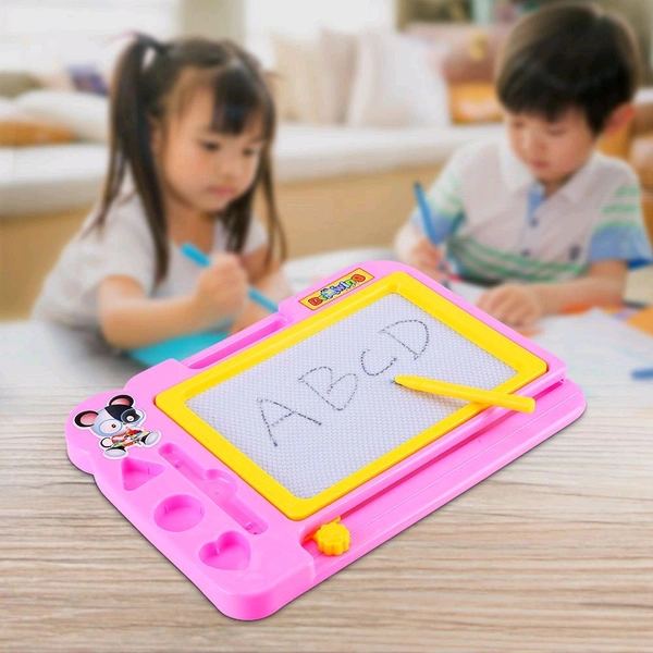 Children Magnetic Drawing Board Magic Slate Pen Doodle Pad Erasable Drawing, Magnetic Painting Sketch Pad for easy reading writing learning