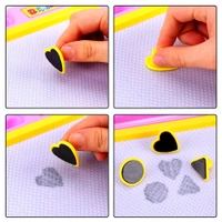 Children Magnetic Drawing Board Magic Slate Pen Doodle Pad Erasable Drawing, Magnetic Painting Sketch Pad for easy reading writing learning
