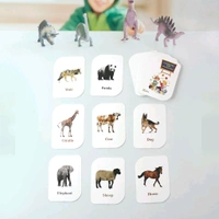 Kidkraft 32-Piece Animal Flash Cards Set for Toddlers and Kids – Early Learning Educational Flashcards with Realistic Animal Images for Pre-School, Home, and Classroom Use